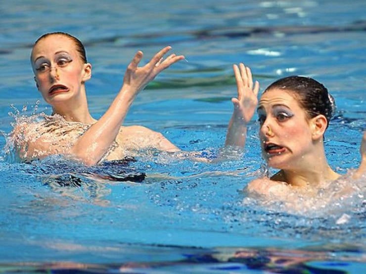 Never Take Photos Of Synchronized Swimming…