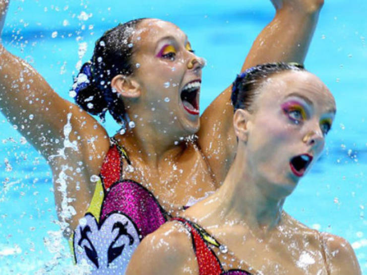 Never Take Photos Of Synchronized Swimming…