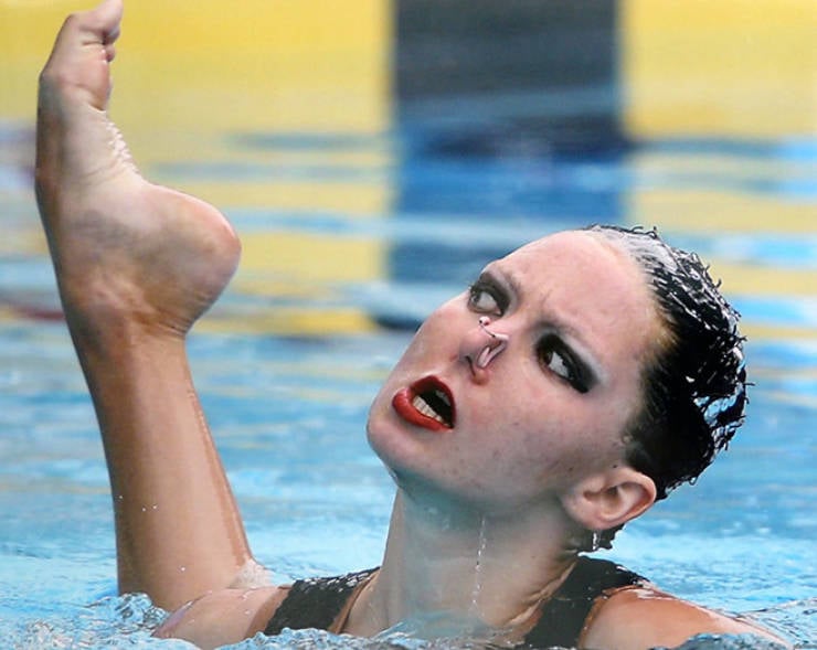 Never Take Photos Of Synchronized Swimming…