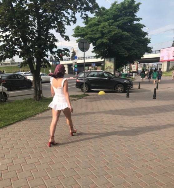 That’s A Very Short Dress!