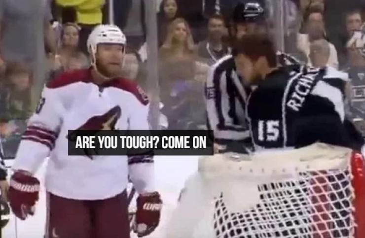 Hockey Players Are Professional Trash Talkers