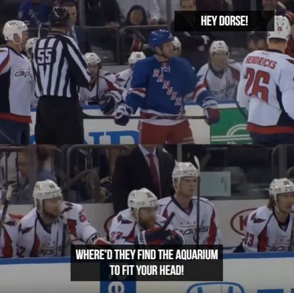 Hockey Players Are Professional Trash Talkers
