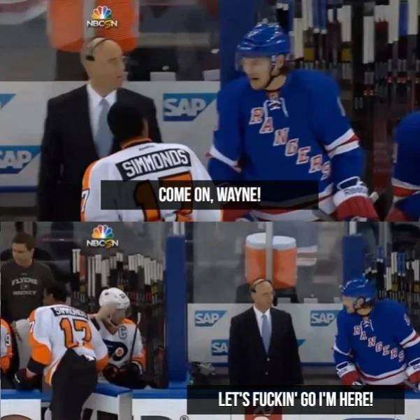 Hockey Players Are Professional Trash Talkers