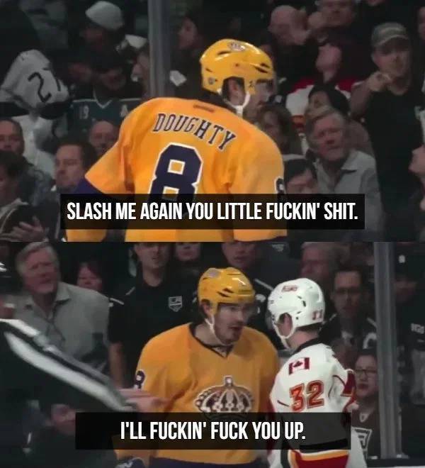 Hockey Players Are Professional Trash Talkers