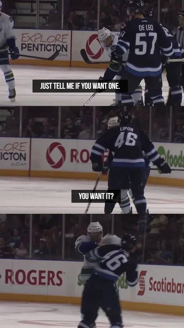 Hockey Players Are Professional Trash Talkers
