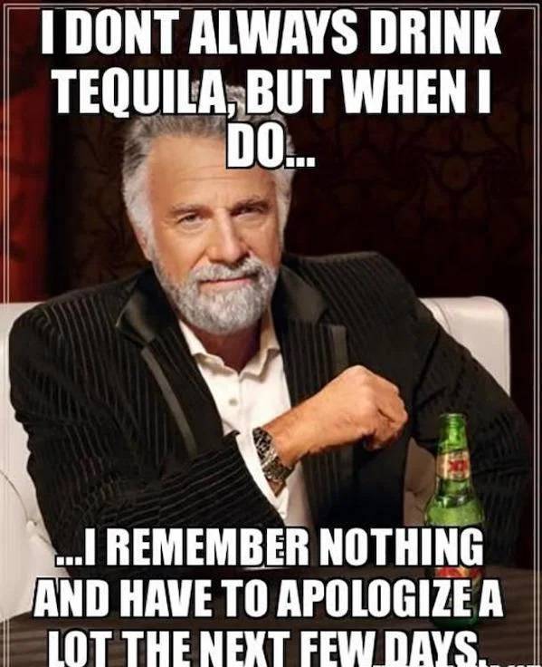 Need Some Salt With These Tequila Memes?