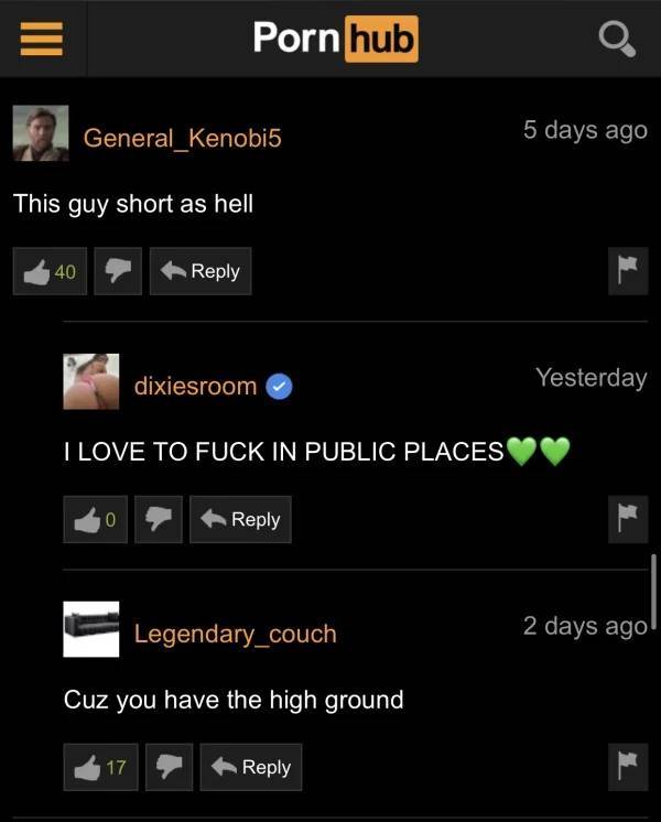Pornhub’s Comment Section Is A Very Special Place…