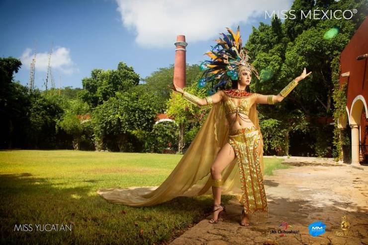 2020 “Miss Mexico” Contestants In National Dresses