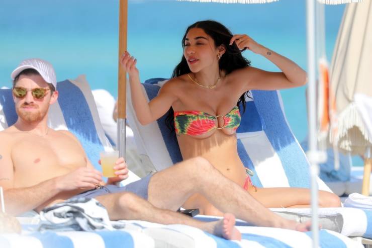 Chantel Jeffries On A Beach