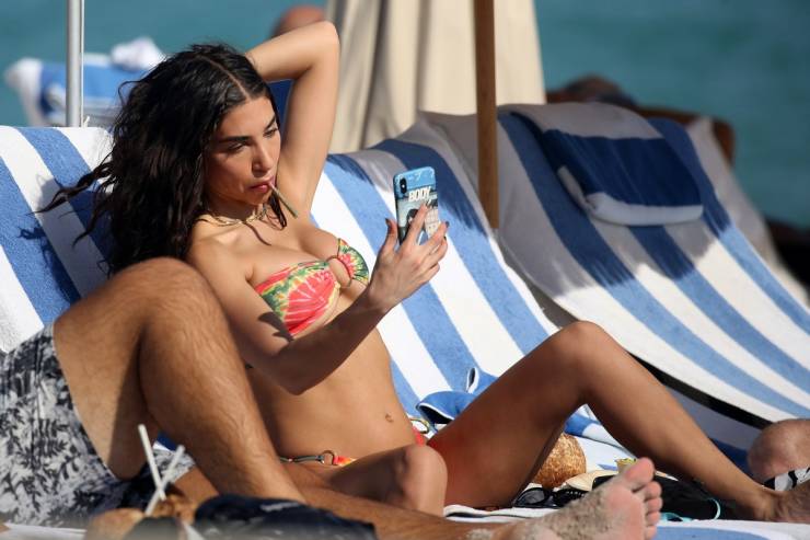 Chantel Jeffries On A Beach