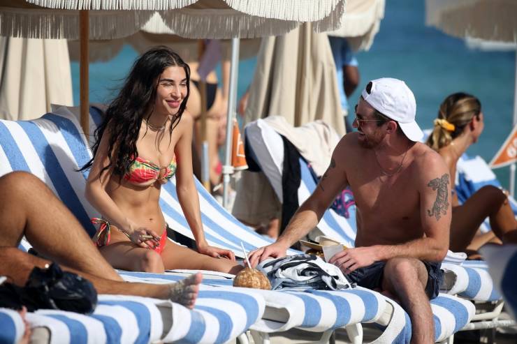 Chantel Jeffries On A Beach
