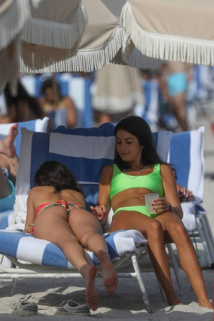 Chantel Jeffries On A Beach