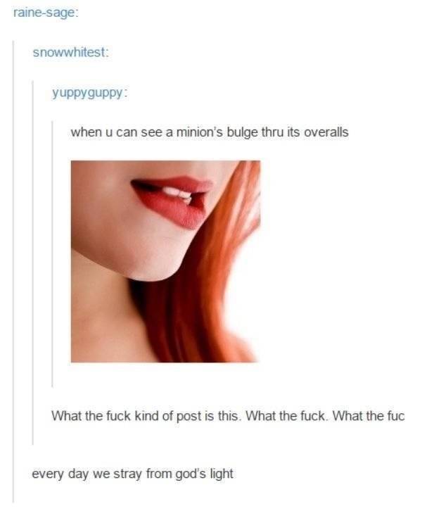 Dirty Minds, You Are Welcome!