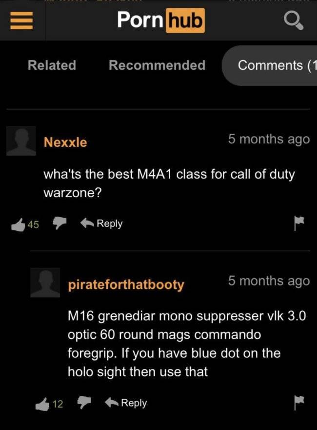 “Pornhub” Comment Section Is A Very Special Place…