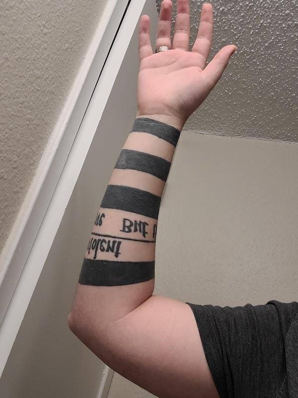 Yeah, These Are Permanent Tattoos…