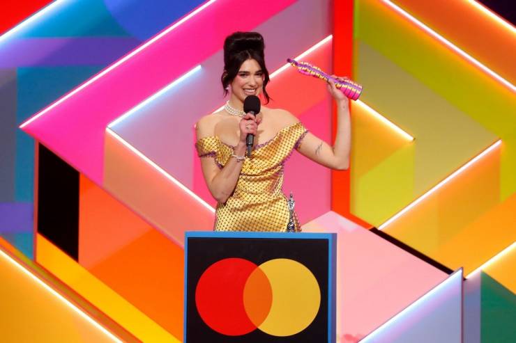 Dua Lipa At “Brit Awards”