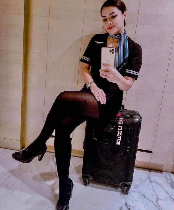 Let’s Fly With These Hot Flight Attendants!