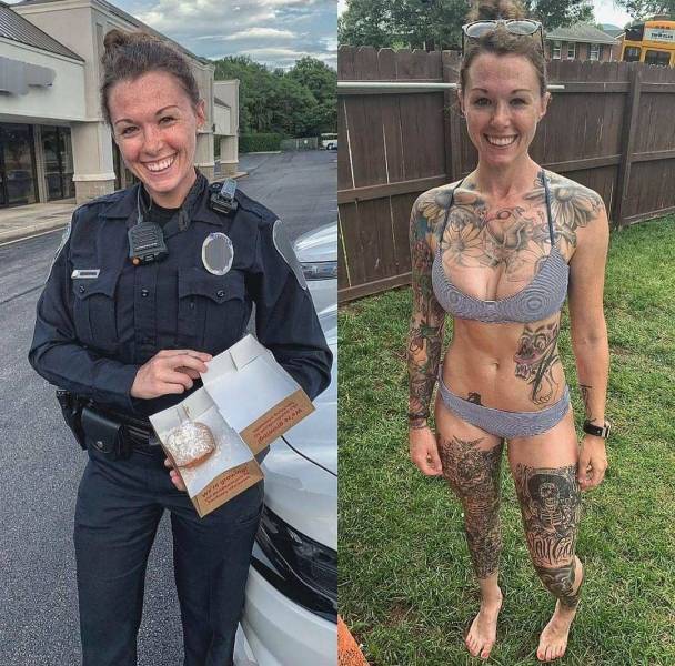 Hot Girls In Uniforms And Without Them