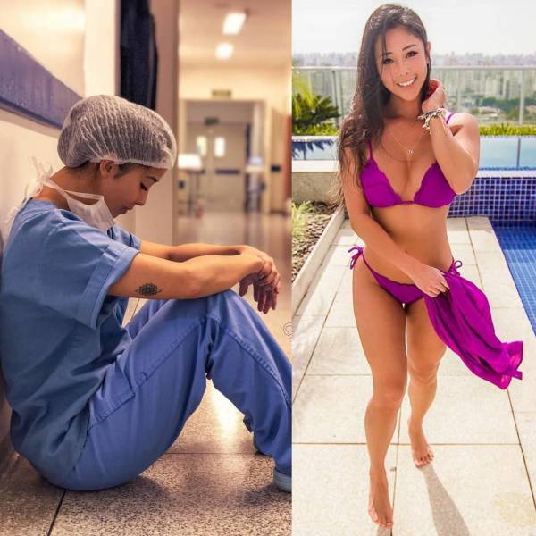 Hot Girls In Uniforms And Without Them