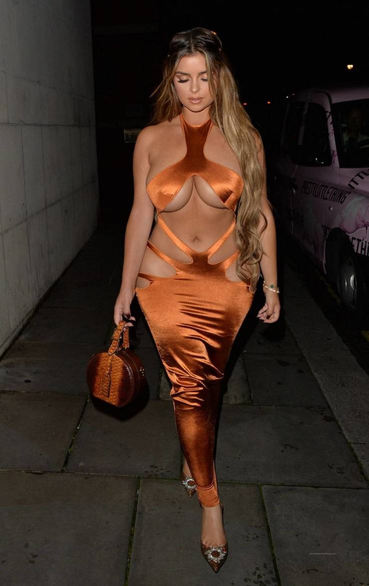 Demi Rose In A VERY Revealing Outfit
