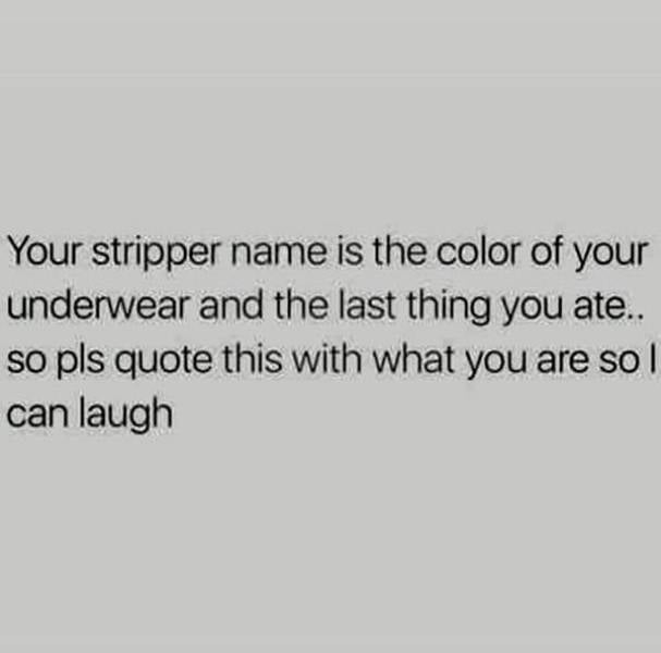 Dirty Minds, You’re Welcome!