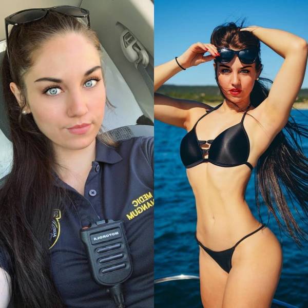 Hot Girls With And Without Their Uniforms