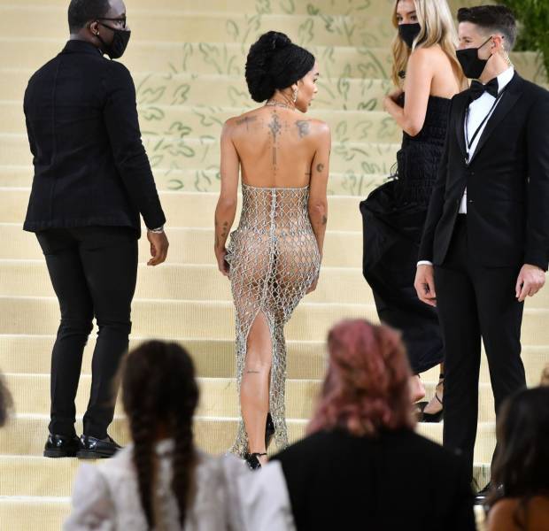 Zoe Kravitz In A Revealing Outfit