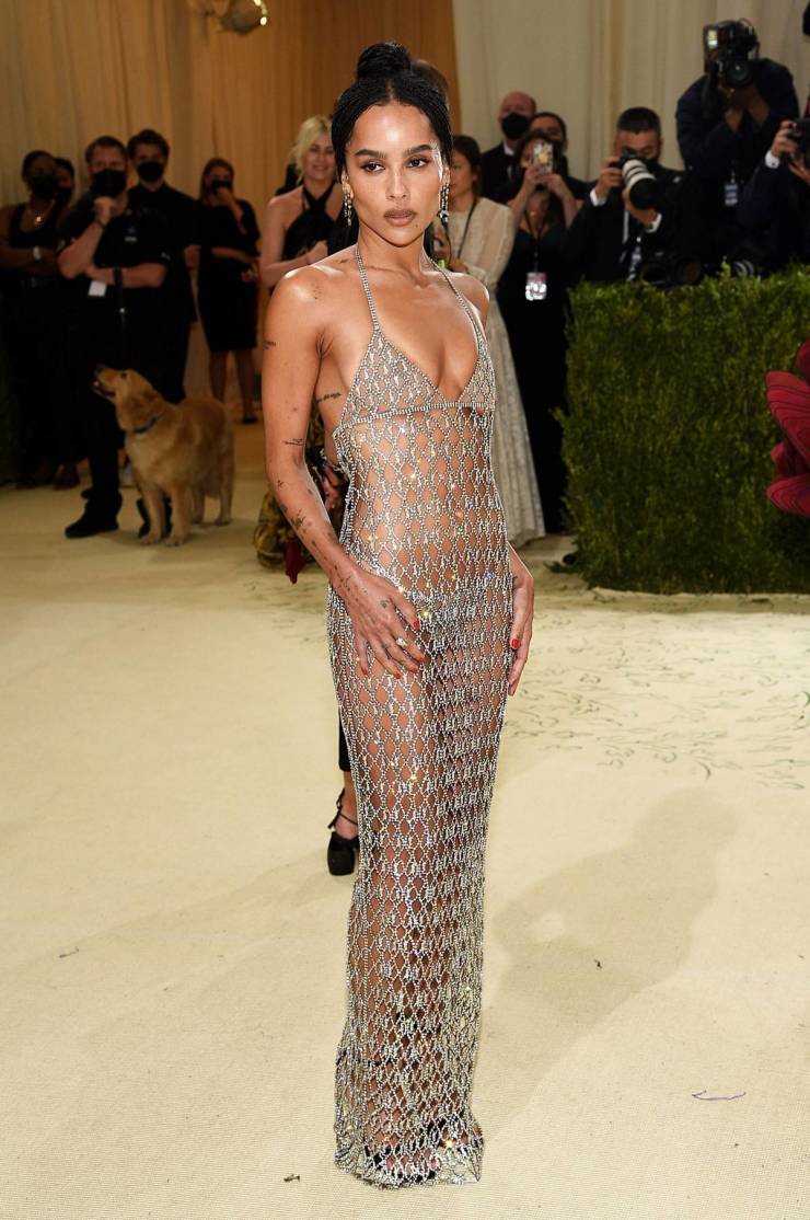 Zoe Kravitz In A Revealing Outfit