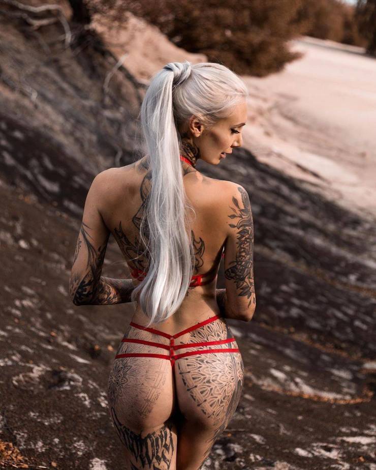 Tattooed And Smoking Hot!