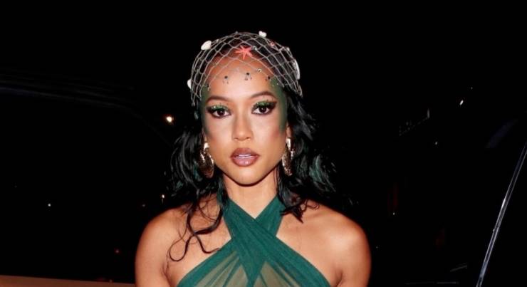 Karrueche Tran And Her Transparent Dress