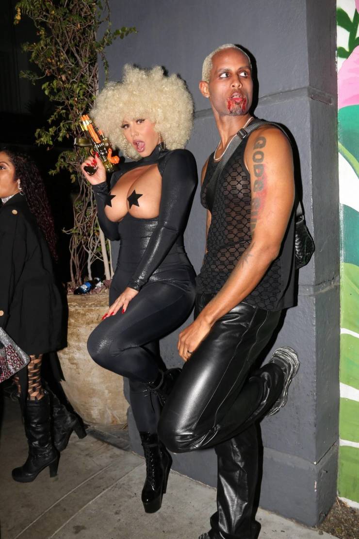 Amber Rose In A Sexy Outfit