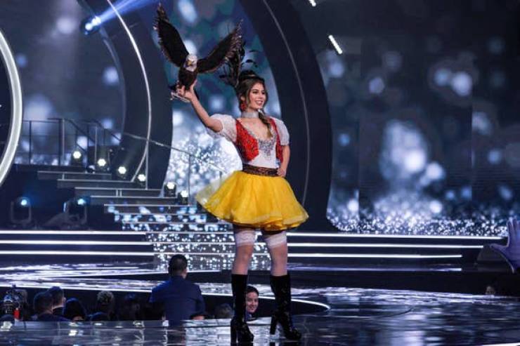 “Miss Universe” Contestants Wearing Their National Costumes