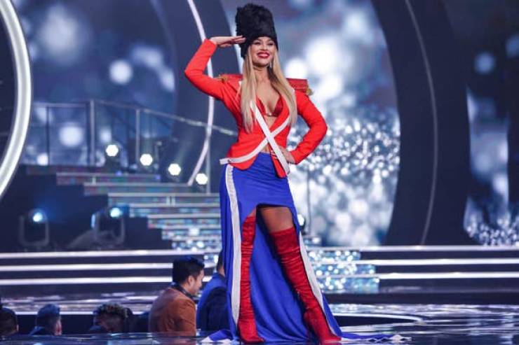 “Miss Universe” Contestants Wearing Their National Costumes