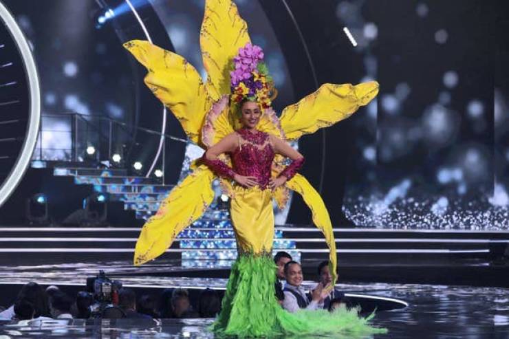 “Miss Universe” Contestants Wearing Their National Costumes