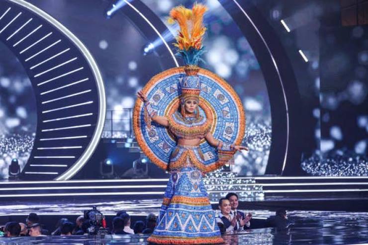 “Miss Universe” Contestants Wearing Their National Costumes