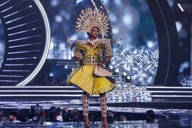 “Miss Universe” Contestants Wearing Their National Costumes