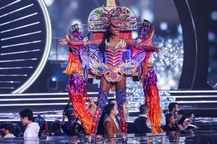 “Miss Universe” Contestants Wearing Their National Costumes