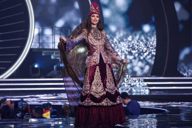 “Miss Universe” Contestants Wearing Their National Costumes