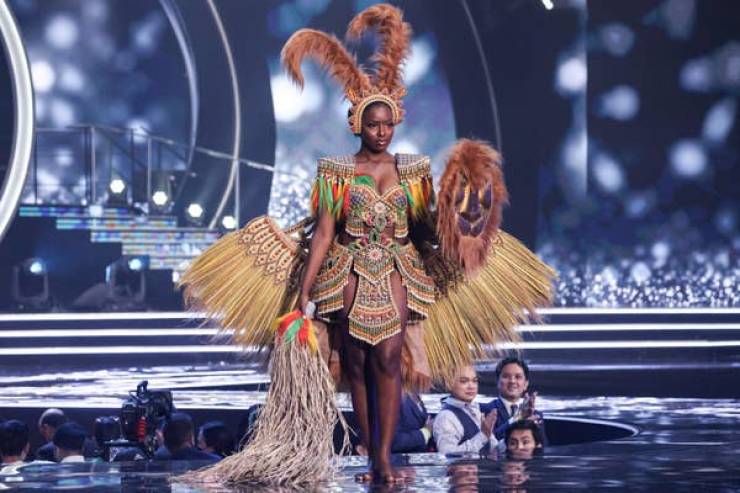 “Miss Universe” Contestants Wearing Their National Costumes