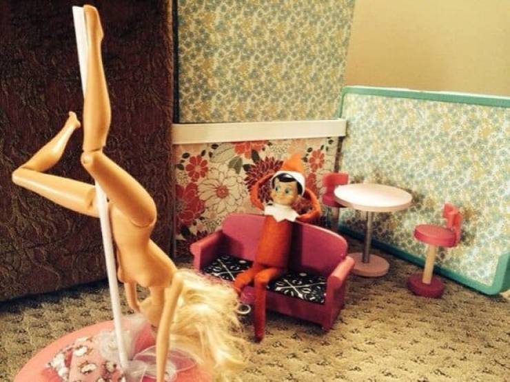 What Are They Doing To This Poor Elf On The Shelf?!