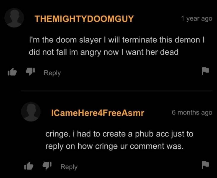 “Pornhub” Comment Section Is… Very Special