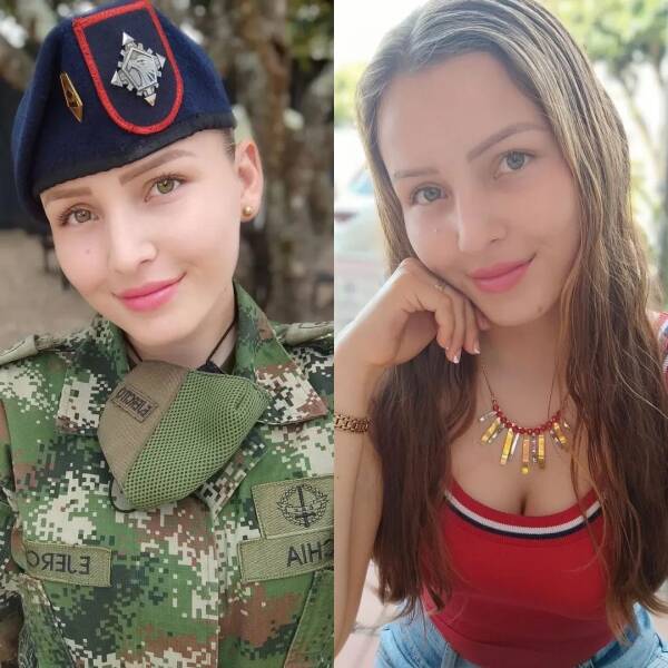 Hot Girls With And Without Their Uniforms