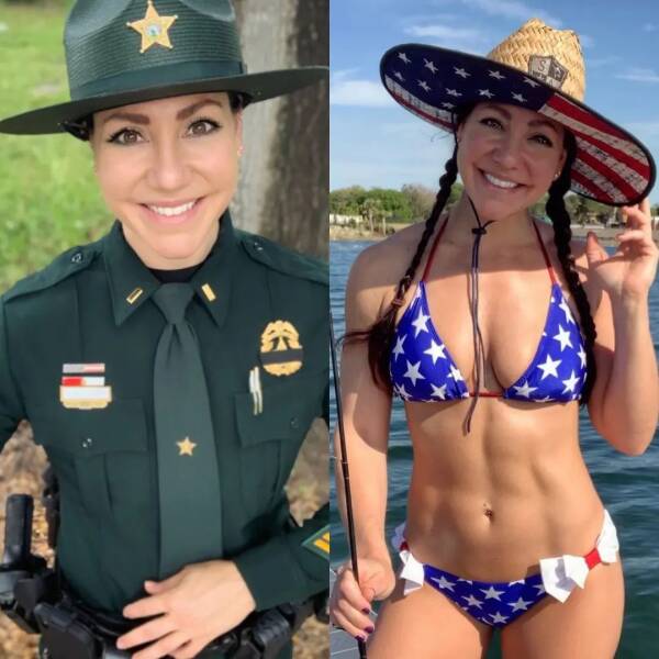 Hot Girls With And Without Their Uniforms