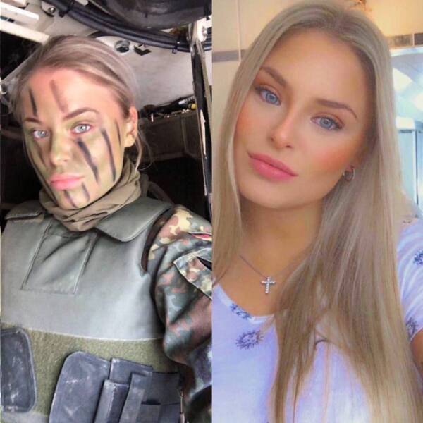 Sexy Girls With And Without Their Uniforms