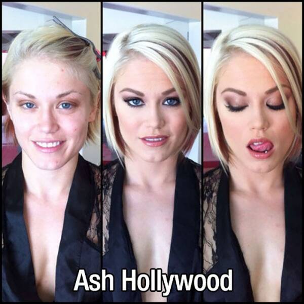 Adult Movie Stars With And Without Makeup
