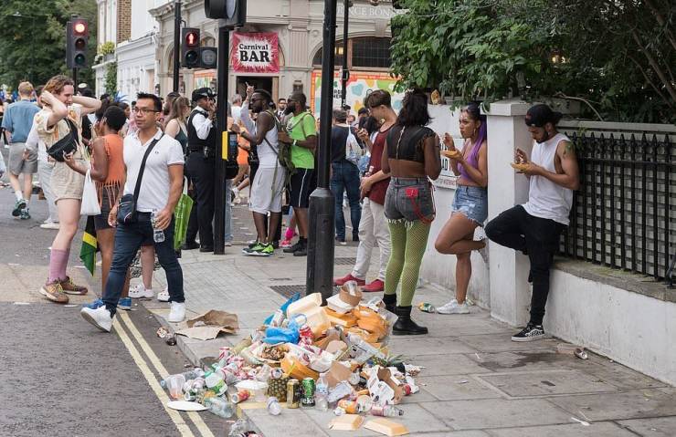 The Aftermath Of The Notting Hill Carnival…