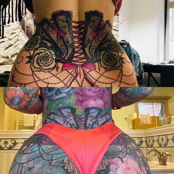 Grandma Shows Off Her $28.5 Thousand Tattoo Collection