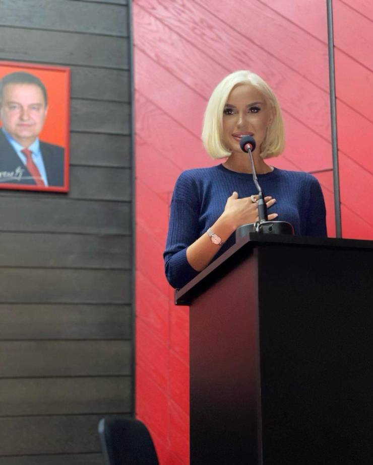 Long-Legged Serbian Politician