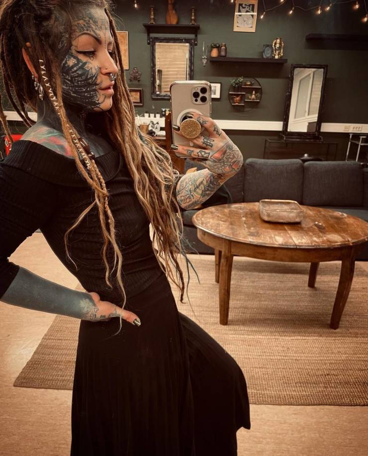 Tattooed Mother From Finland