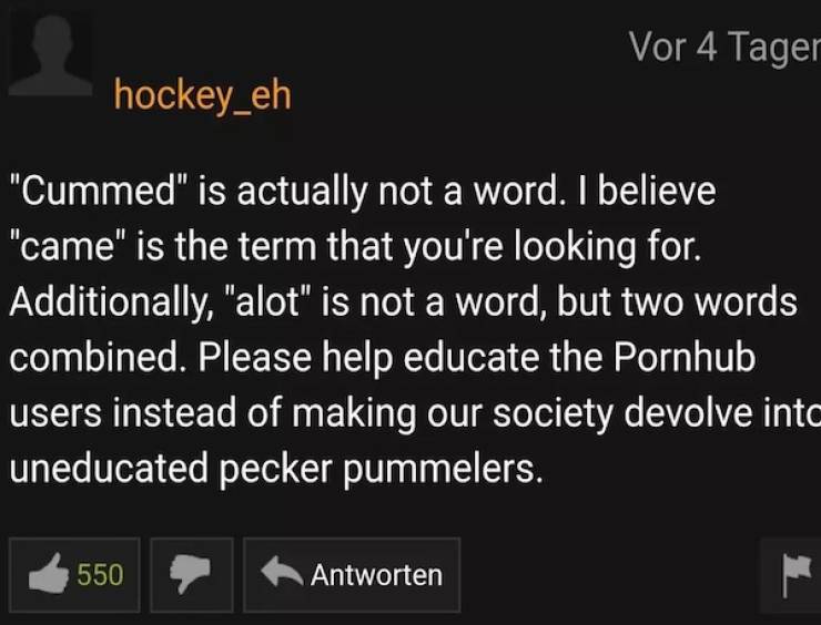 PornHub’s Comments Are Always Wild!